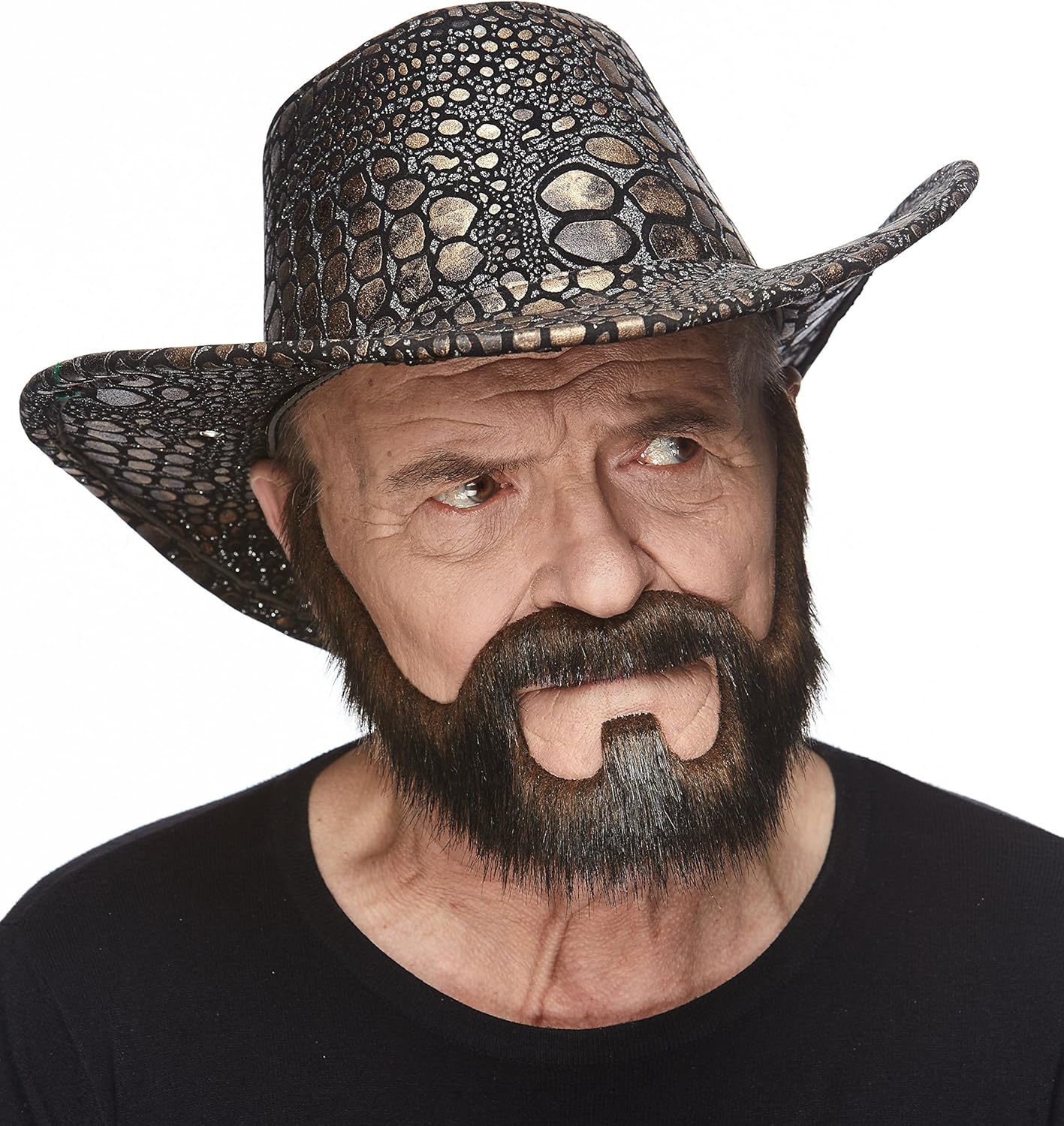 Mustaches Self Adhesive On Bail Fake Beard Stick-On for Adults – Costume Accessory for Men, Easy to Apply & Remove, Novelty Facial Hair for Halloween and Party (White) : Clothing, Shoes & Jewelry