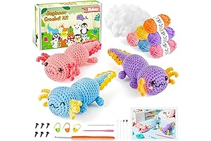 BWkoss Crochet Kit for beginners: Crochet Axolotl