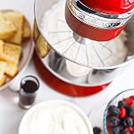 Cuisinart Precision Master 5.5-Quart Tilt-Head Stand Mixer, 12 Speed, 500W, Includes Bowl, Dough Hook, Chef's Whisk and Flat Mixing Paddle, Red (SM-50RC)