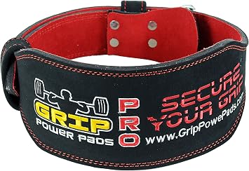Weightlifting Belt Workout Clothes for Bodybuilder, Powerlifter or Weightlifter - Keep Your Core Engaged & Your Back Supported, Get More Out of Your Fitness Routine (Regular Belts 4 Wide, Large)