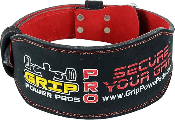 Weightlifting Belt Workout Clothes for Bodybuilder, Powerlifter or Weightlifter - Keep Your Core Engaged & Your Back Supported, Get More Out of Your Fitness Routine (Regular Belts 4 Wide, Large)