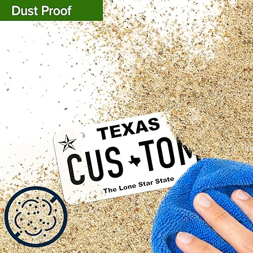 Miniatura 9 de Mini matrícula, placas personalizadas, personalizadas para automóvil, bicicletas, cuatrimoto, automóvil de niños, carrito de golf, Jeep, 2 x 4