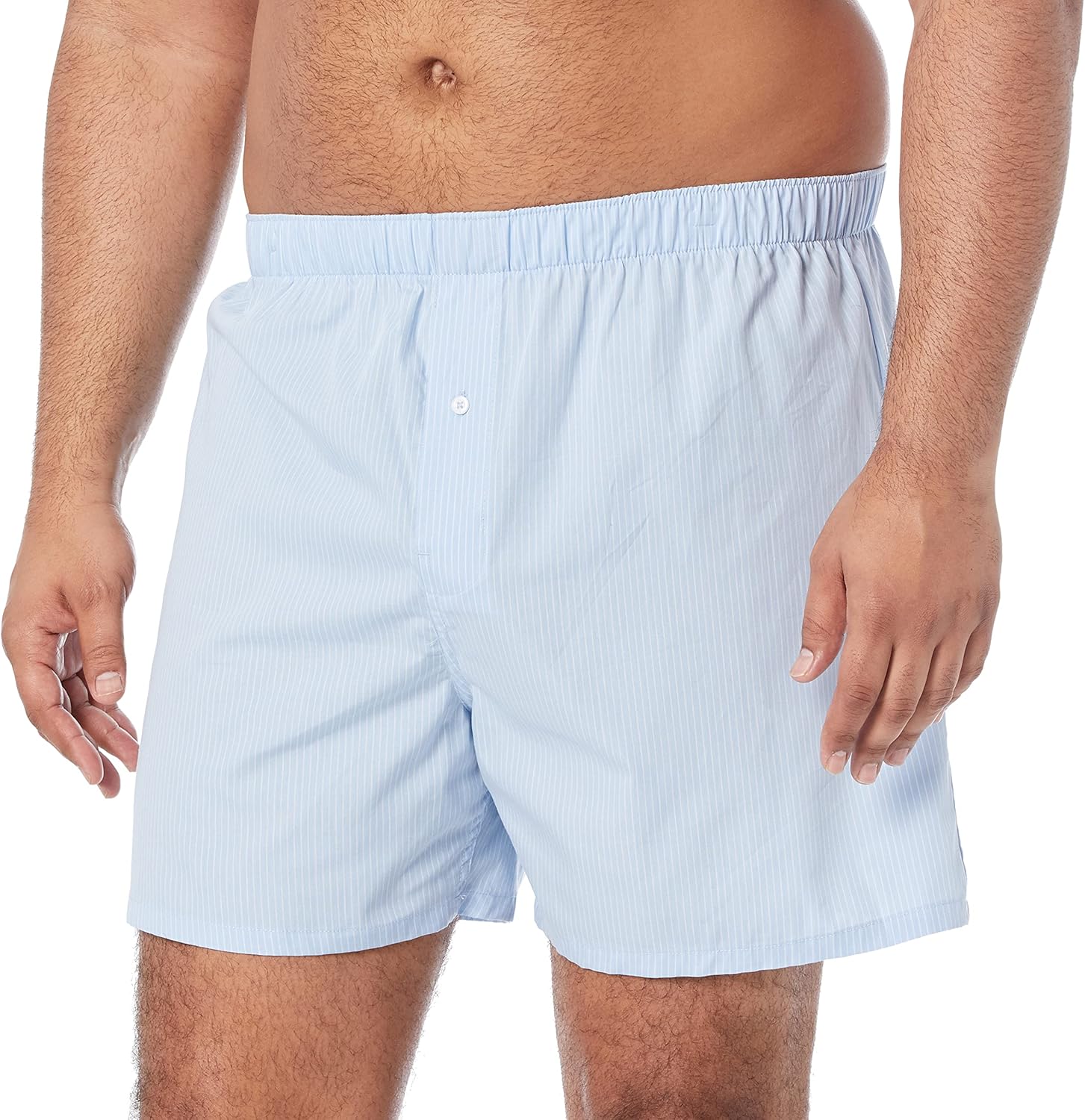Amazon Essentials Men's Woven Cotton Boxer Short Underwear (Available in Big &Tall), Pack of 5 - Image 5