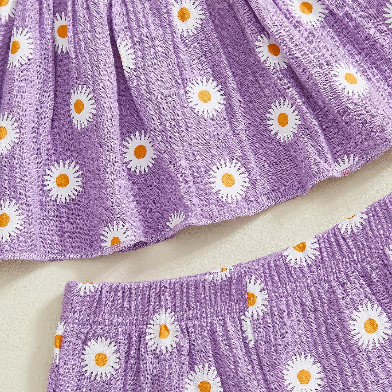 Baby Girl Summer Clothes Sweat Heart Print Ruffle Tops Dress Shorts 2pcs Princess Fashion Outfit Sets - Image 4