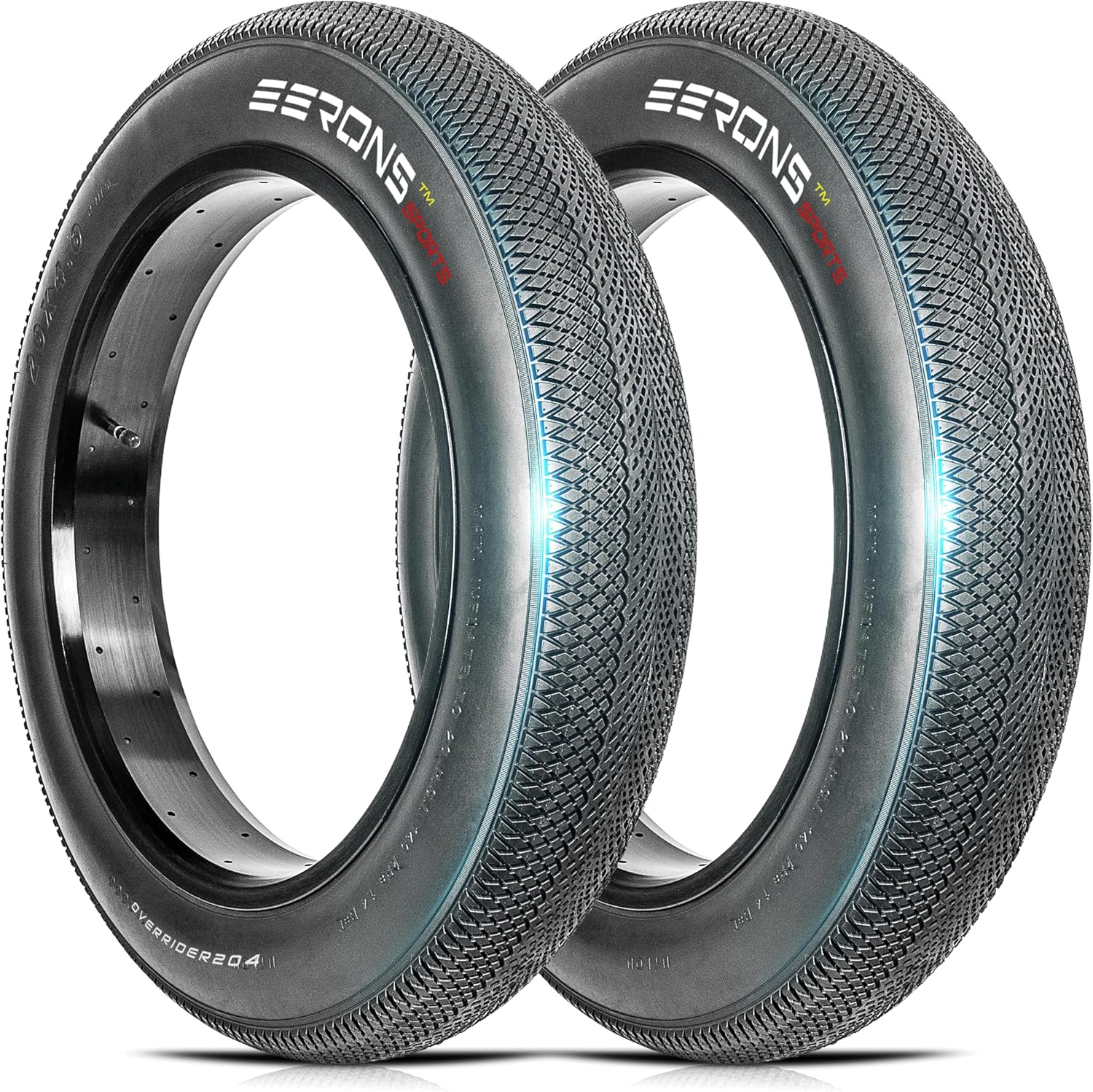 20x4 Fat Tire for Bicycle (2Pack), HighPerformance TiresDesigned to