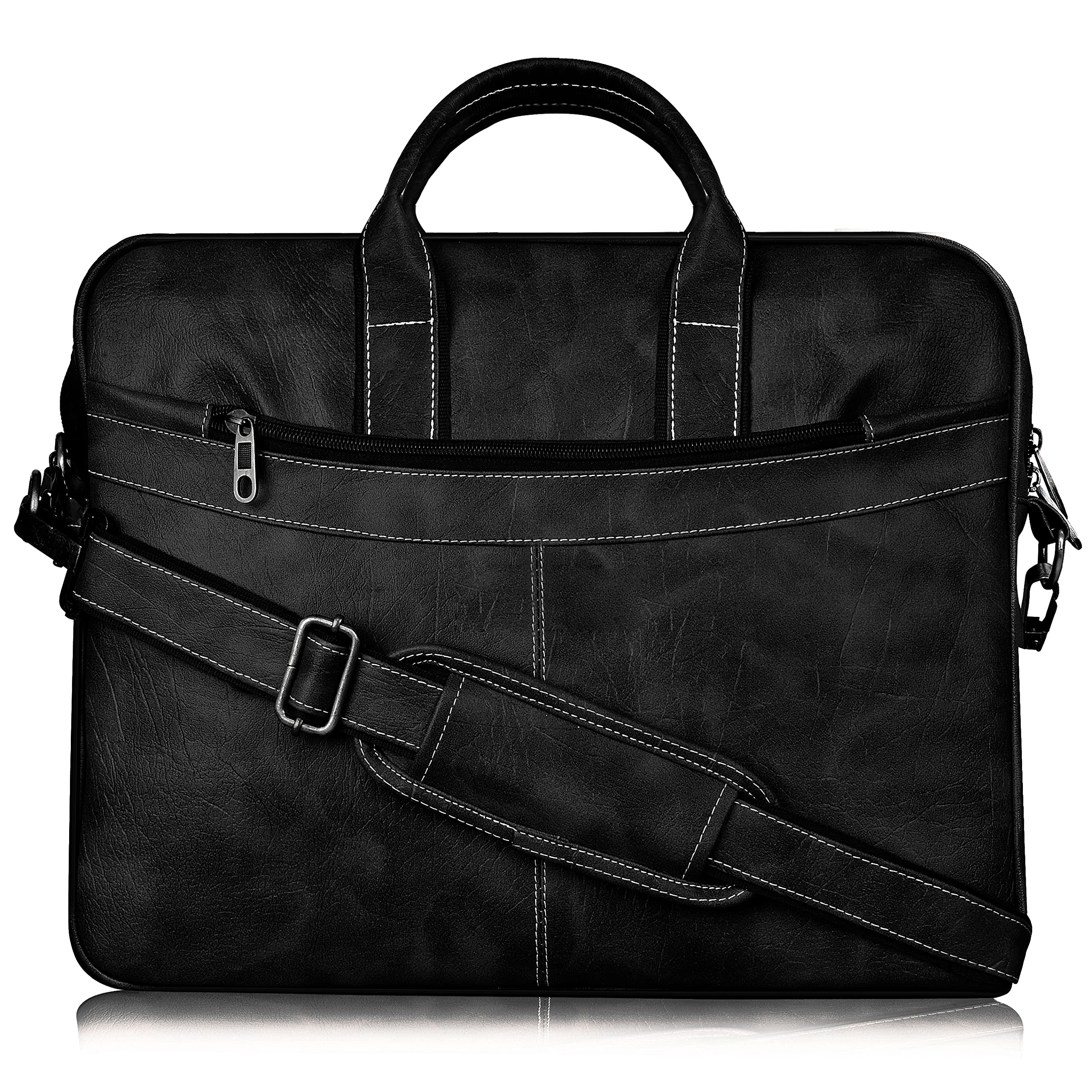 GIRGIT BG-36 premium artificial leather waterproof laptop bag for man best suitable for woman/messenger bag for man or woman/leather bag for man/office bag for man or woman