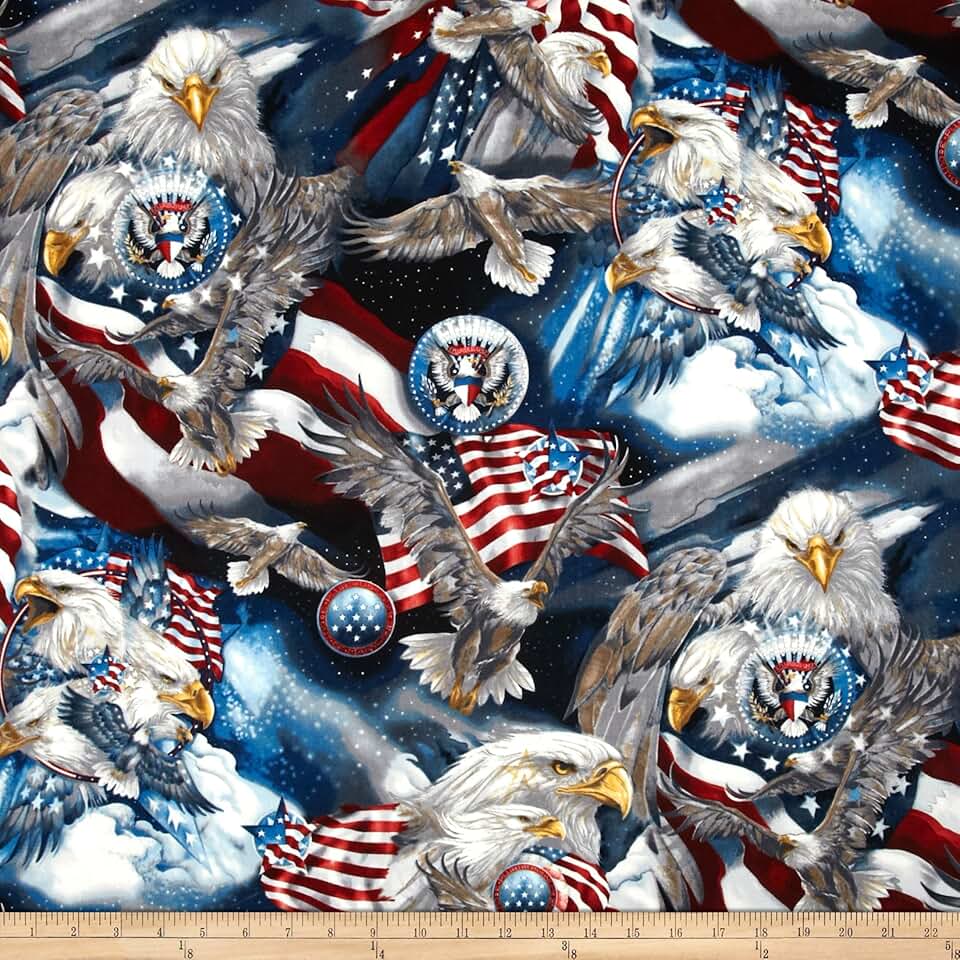 patriotic fabric by the yard