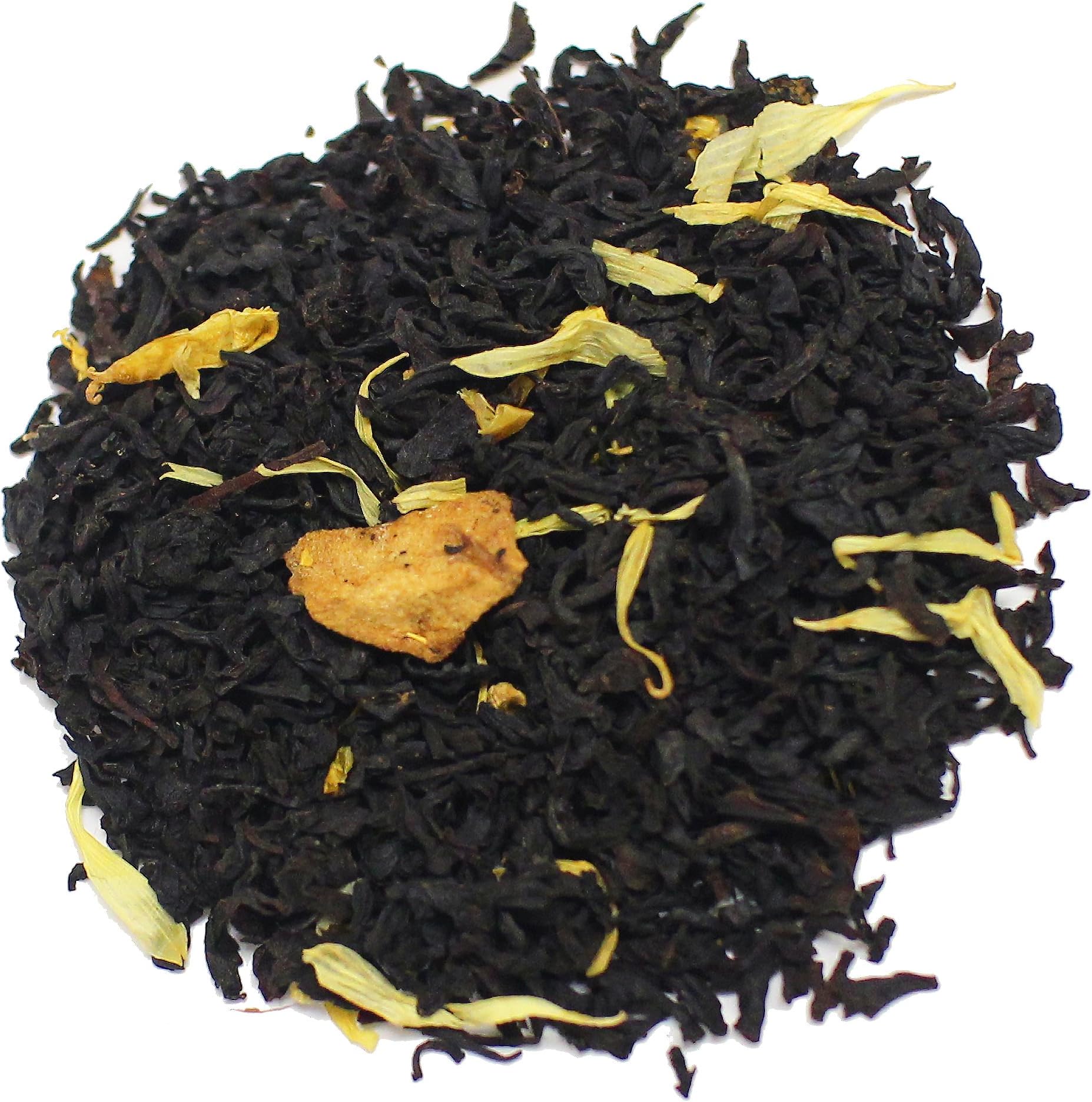 The Tea Farm - Mango Black Fruit Tea - Premium Tropical Hawaiian Loose Leaf Black Tea Blend (2 Ounce Bag)