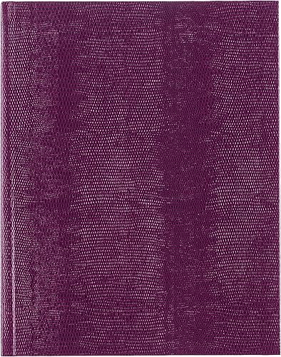 Blueline Diario ejecutivo, encuadernado perfecto, tapa dura, 10.75 x 8.5 pulgadas, 150 páginas a rayas, uva (A10.95)