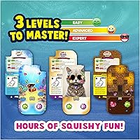 Vista 6 de GooGames, Hand-Held Water Games with Floating Treasures, Sensory Fidget Game Adventures, Non-Toxic, No-Mess, Mesmerizing Glitter Fun, 3 Game Cards