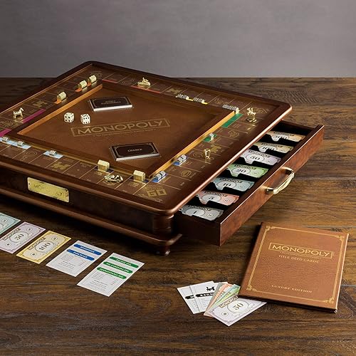 Miniatura 4 de Juego de mesa Monopoly en madera, de Winning Solutions