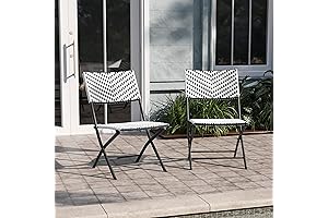 Le Corbusier Chair: EMMA + OLIVER Ciel Folding French Bistro Chair