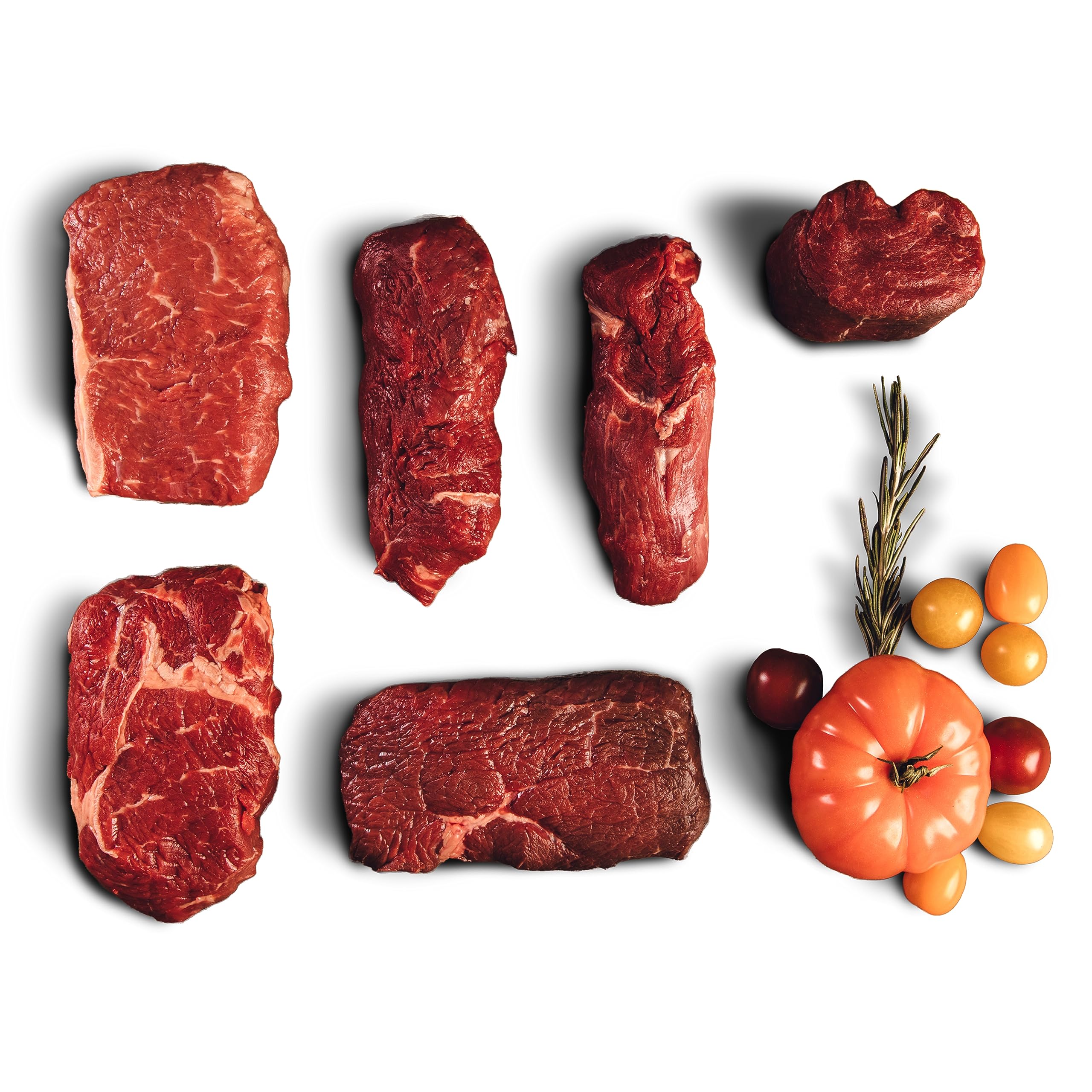 BÜFFEL BILL Tasting Box S - 1kg | Filet Medaillon, Steaks, Rib-Eye, Rumpsteak & Hüftsteak I Zart-saftige Büffelfleisch Cuts I Perfekt zum probieren
