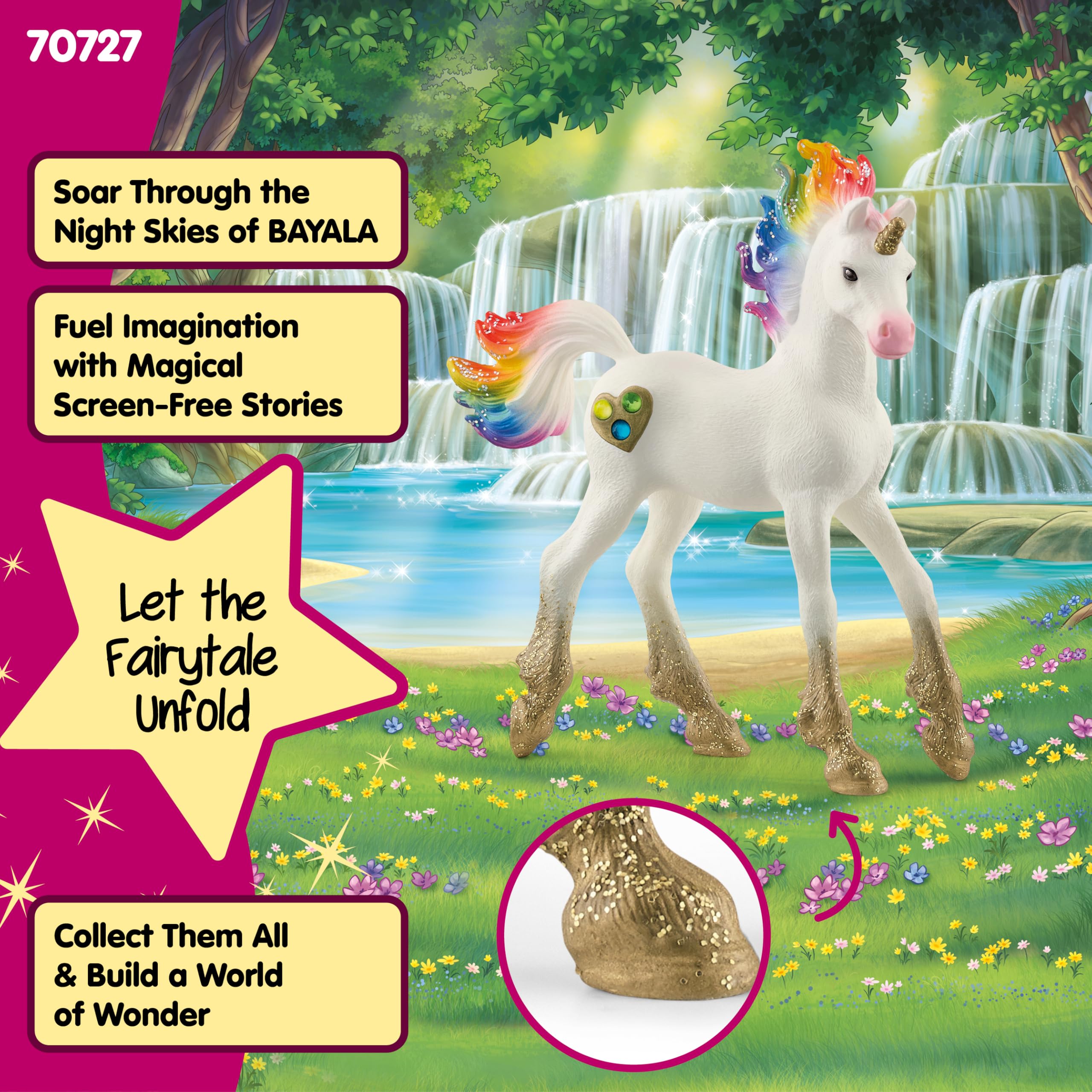 Amazon.co.jp: シュライヒ バヤラ レインボー・ユニコーン（仔） 70727