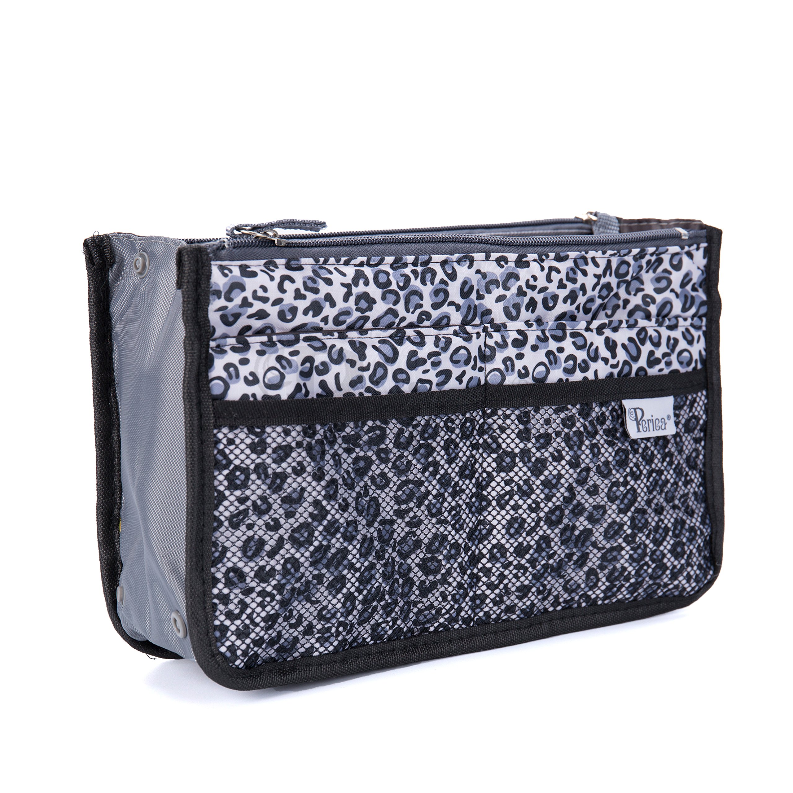 Periea 'Signature' Luxury Handbag Organiser Insert - 3 Sizes - (Seafoam Waves, Large) — view 43