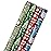 Hallmark Reversible Quad Pack Wrapping Paper (Santa & Trees, 4 Gift Wrap Rolls)