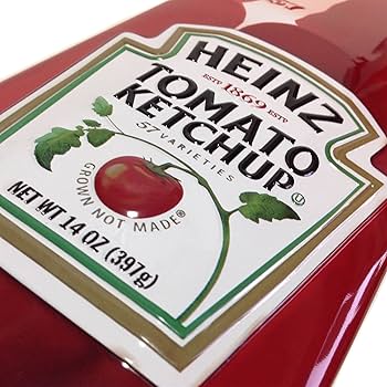 Amazon.co.jp: ハインツ ケチャップ ダイカット 看板 メタル