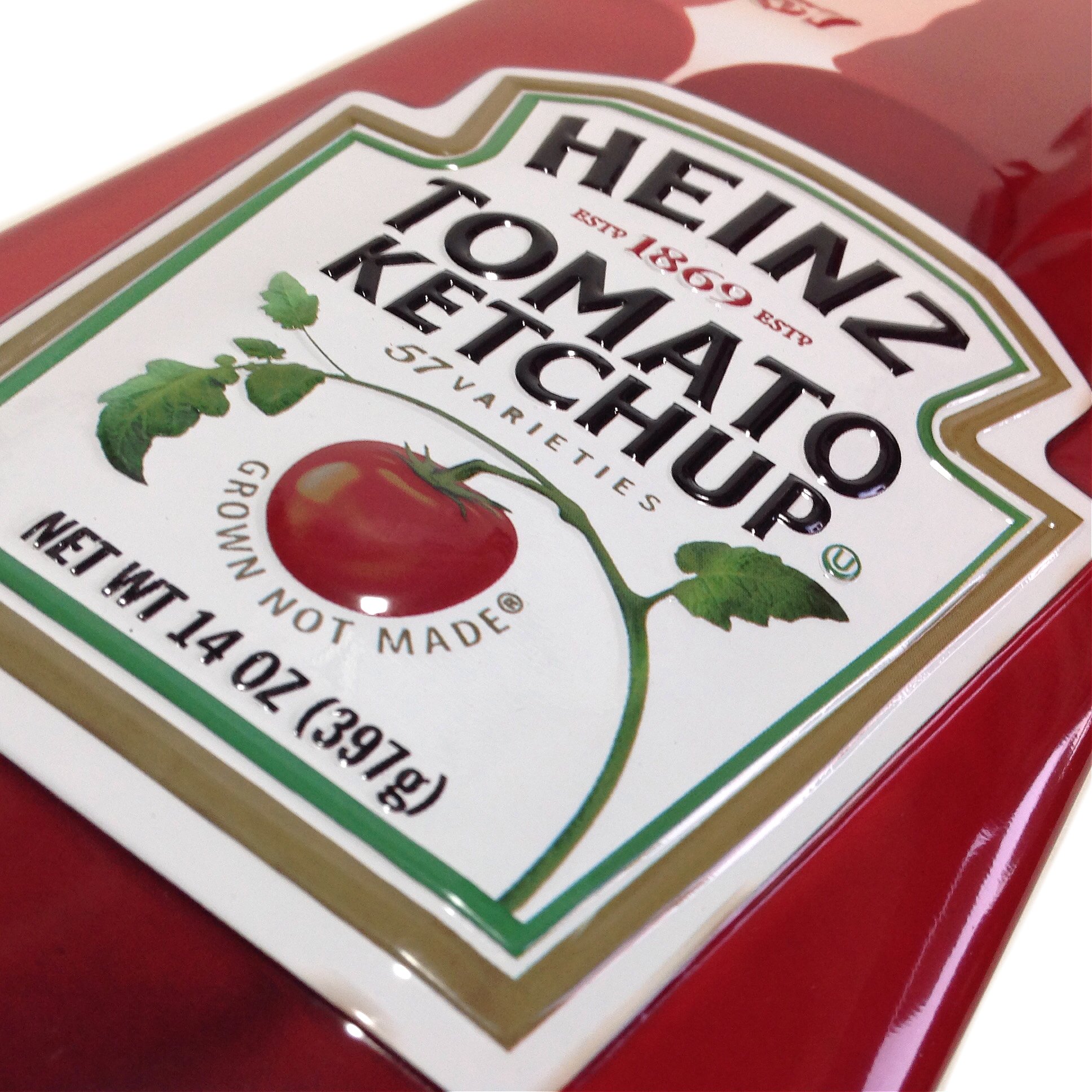 Amazon.co.jp: ハインツ ケチャップ ダイカット 看板 メタル