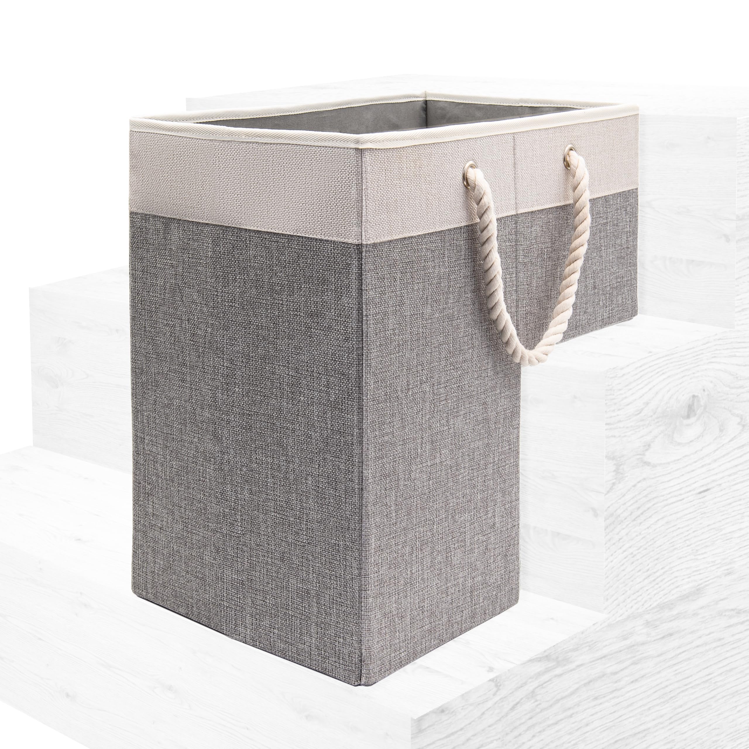 STRIKING LIFESTYLE Stair Basket with 3 Foldable Sections