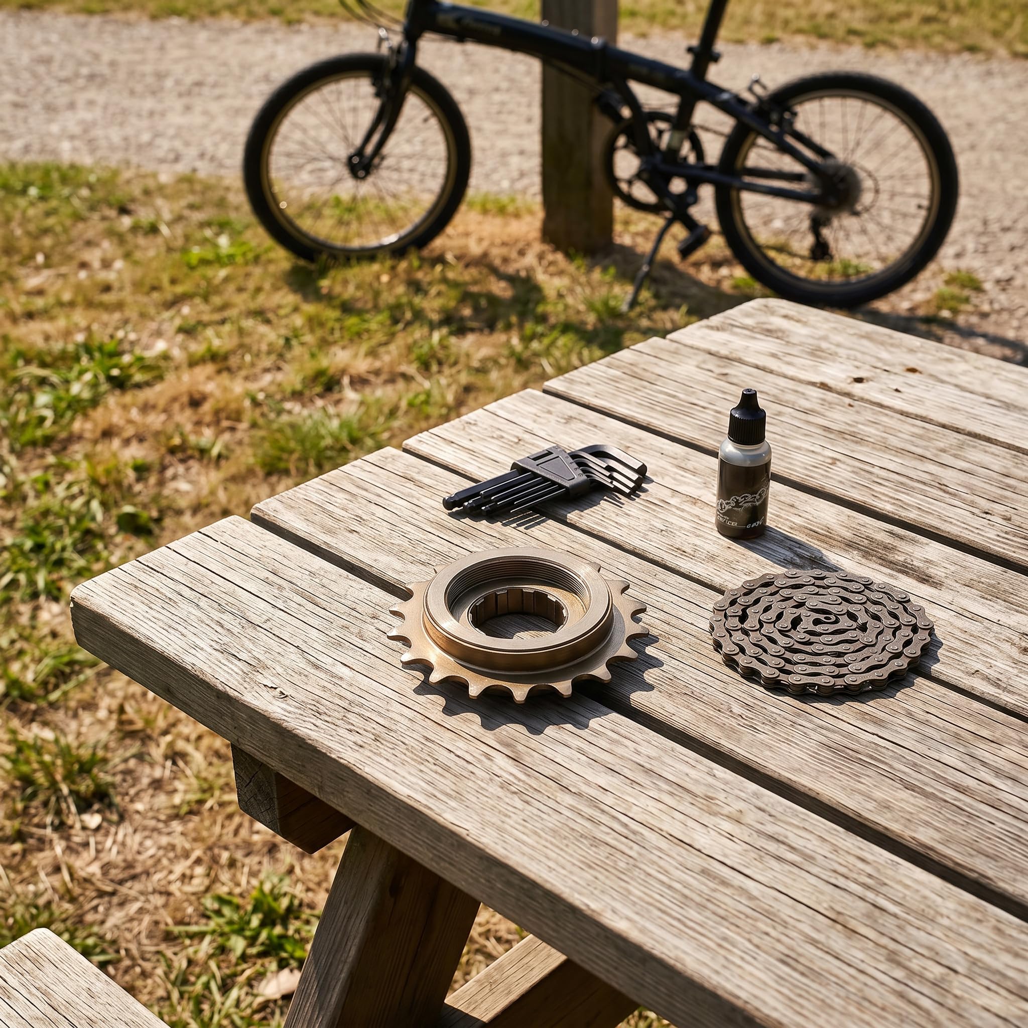 Keenso Single-Speed-Fahrrad-Freilauf, 9T Fahrrad-Freilauf, Mountainbike- Freilauf Sport & Freizeit