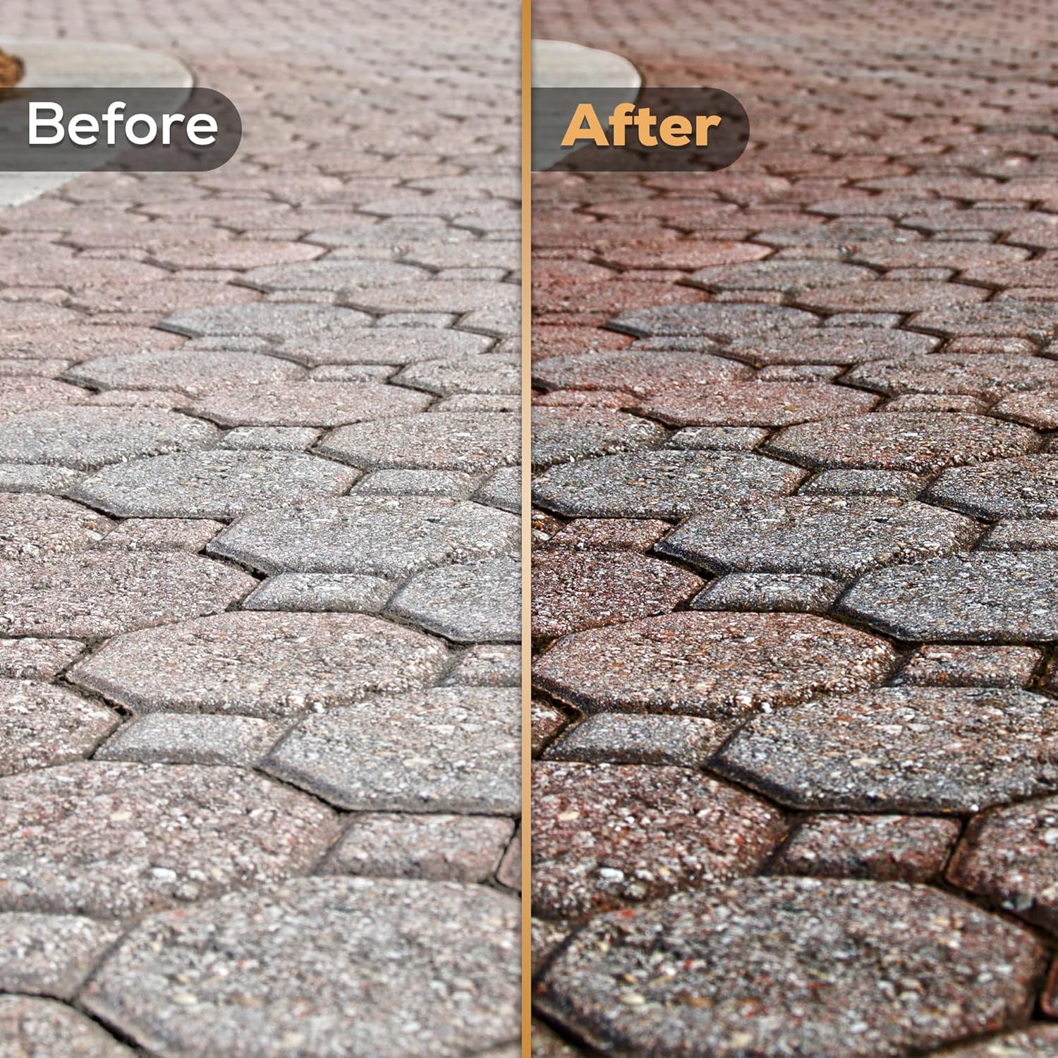 1 Gal. DOMINATOR LG+ Clear Acrylic Sealer | Low Gloss Paver Sealer | Wet Look, Color Enhancing | Professional Grade | Concrete Pavers and Decorative Concrete | Fast Dry | Driveway, Patio and Walkways