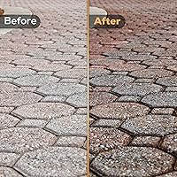 Vista 2 de 1 Gal. DOMINATOR LG+ Clear Acrylic Sealer Low Gloss Paver Sealer Wet Look, Color Enhancing Professional Grade Concrete Pavers and Decorative
