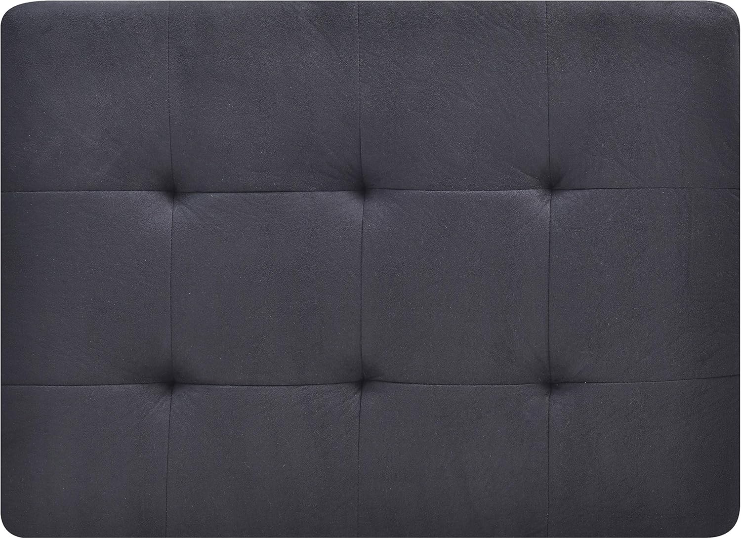 Glory Furniture Ottoman, Black Micro Suede