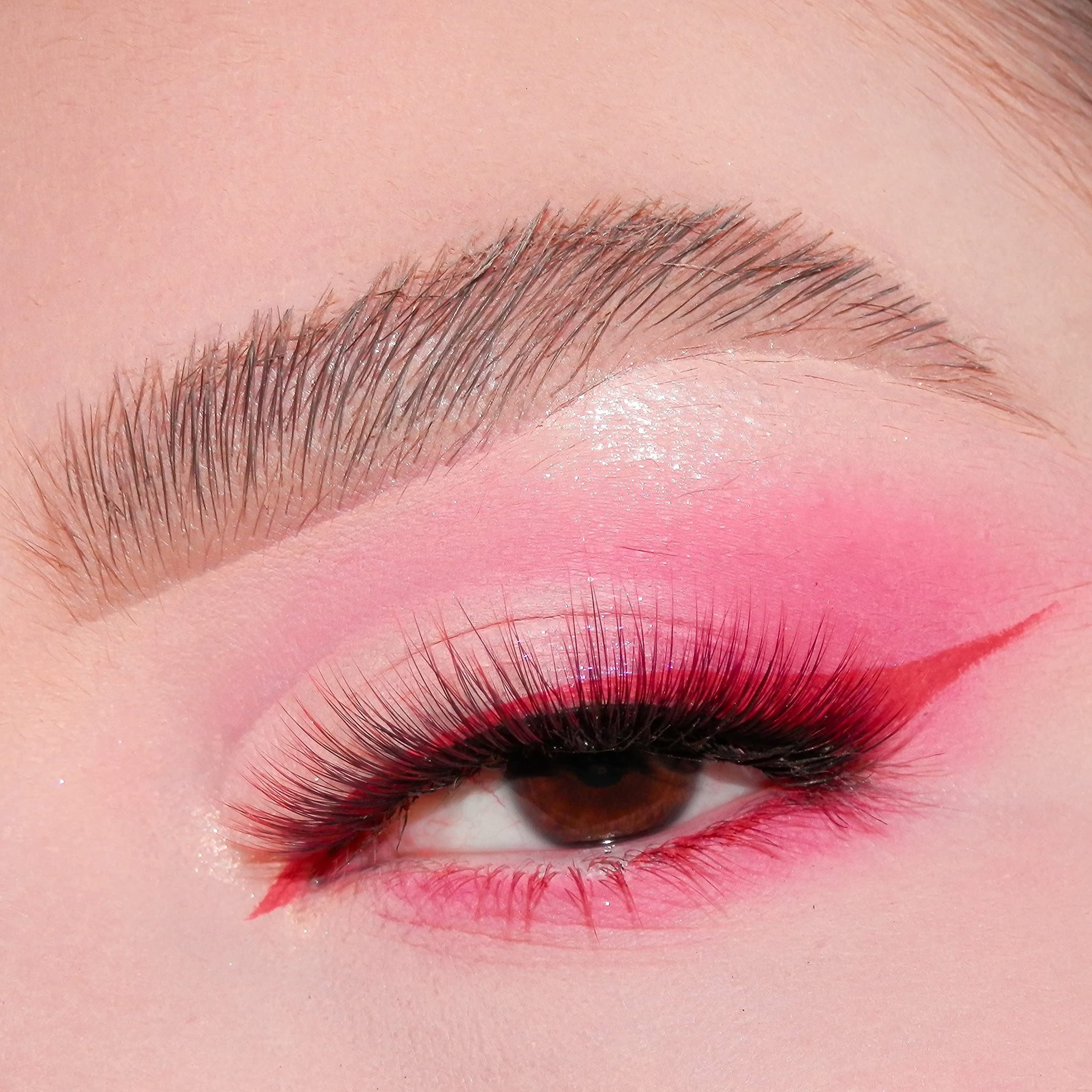 KARA BEAUTY ORANGE OMBRE COLORED FABULASHES 3D Faux Mink (Synthetic) Strip Lashes