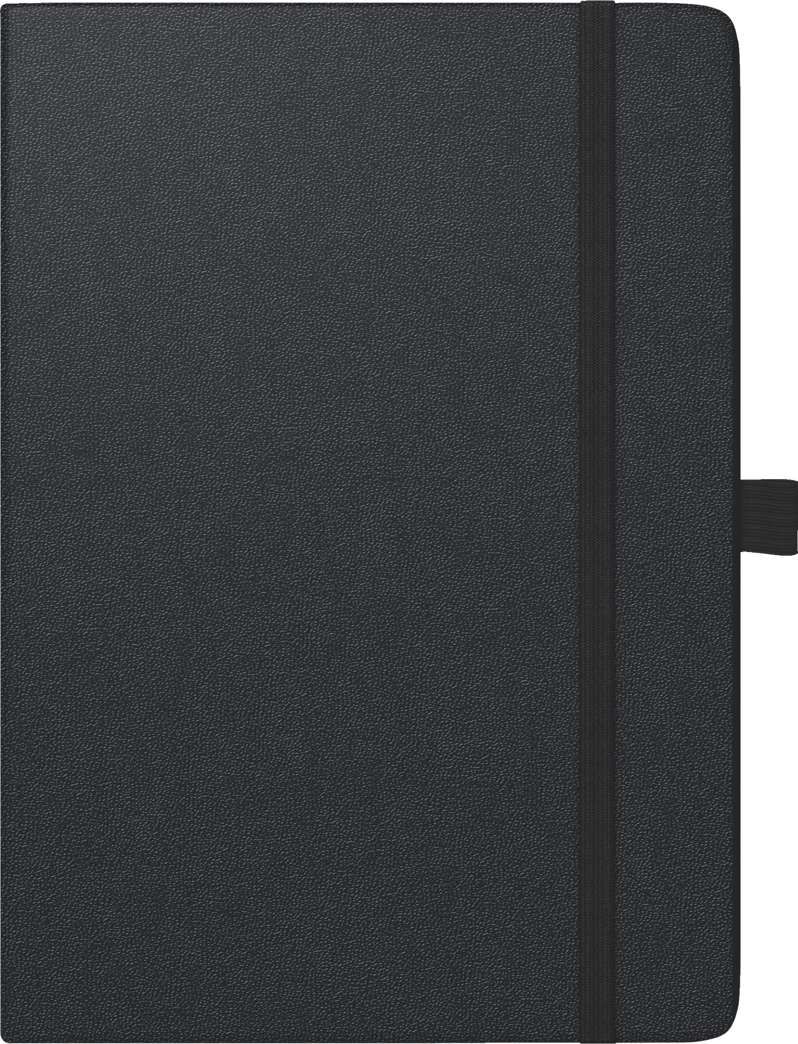 BRUNNEN 1076166906 | Buchkalender Kompagnon Mod. 761 66 2026 | 210×260 mm, Kunststoff, schwarz
