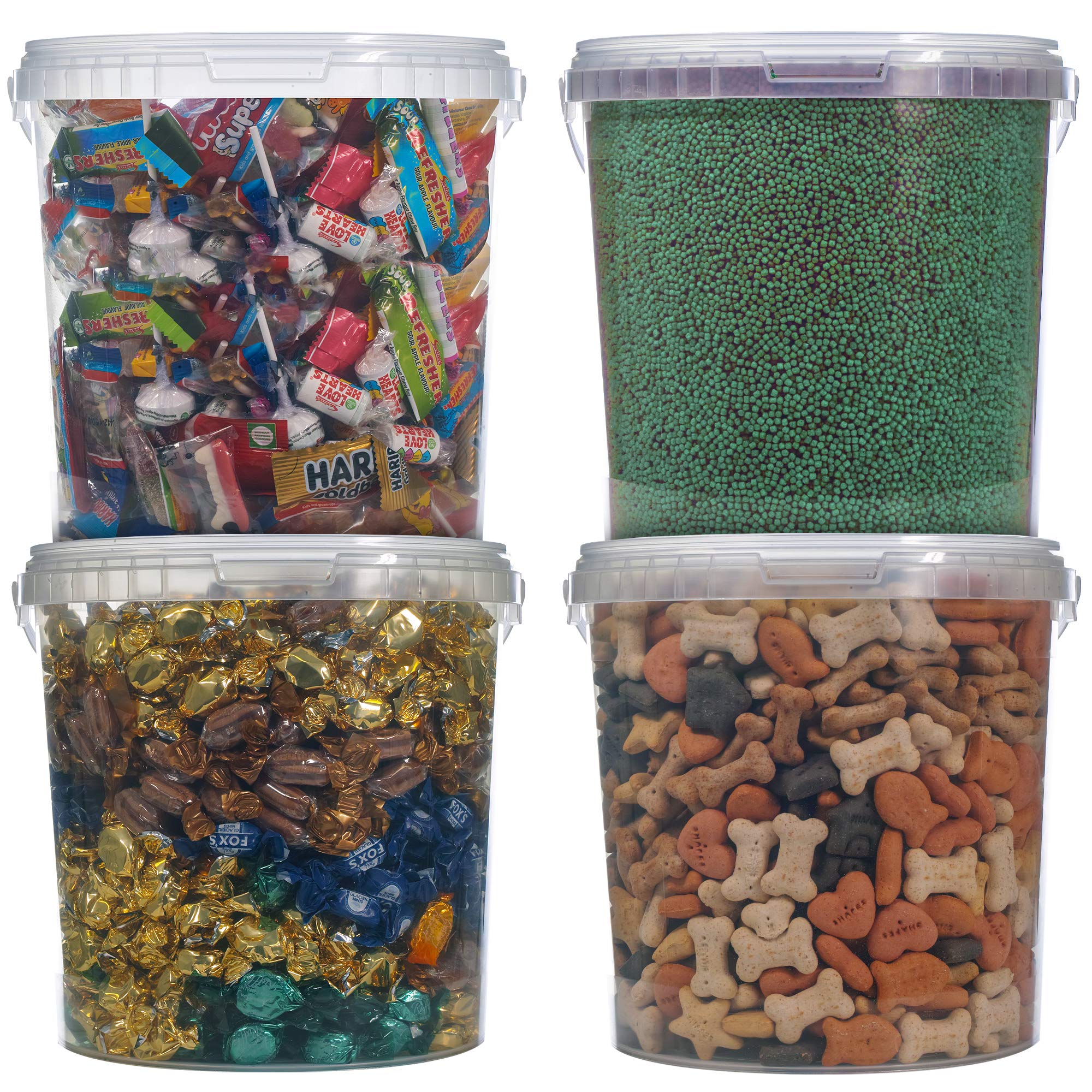 GroundMaster Plastic Multipurpose Durable Storage Tubs | 100% Recyclable | 10L (10 Tubs)