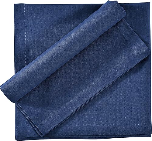 Miniatura 7 de Fingercraft Servilletas de tela multicolor - Juego de 12 servilletas de algodón puro para almuerzo y cena diarias - Regalo para fiestas de