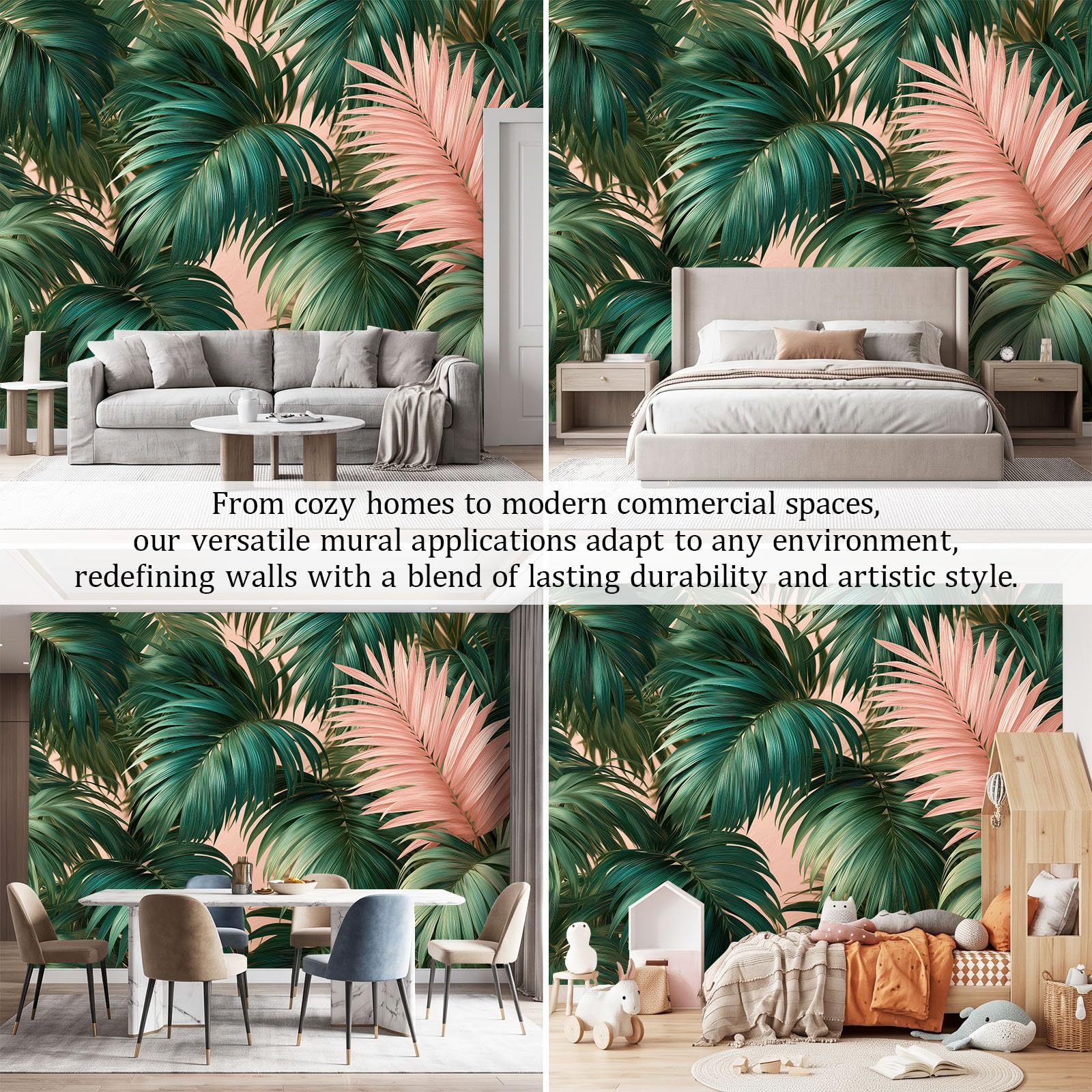 Monstera Palm Leaf Tapeta z włókniny