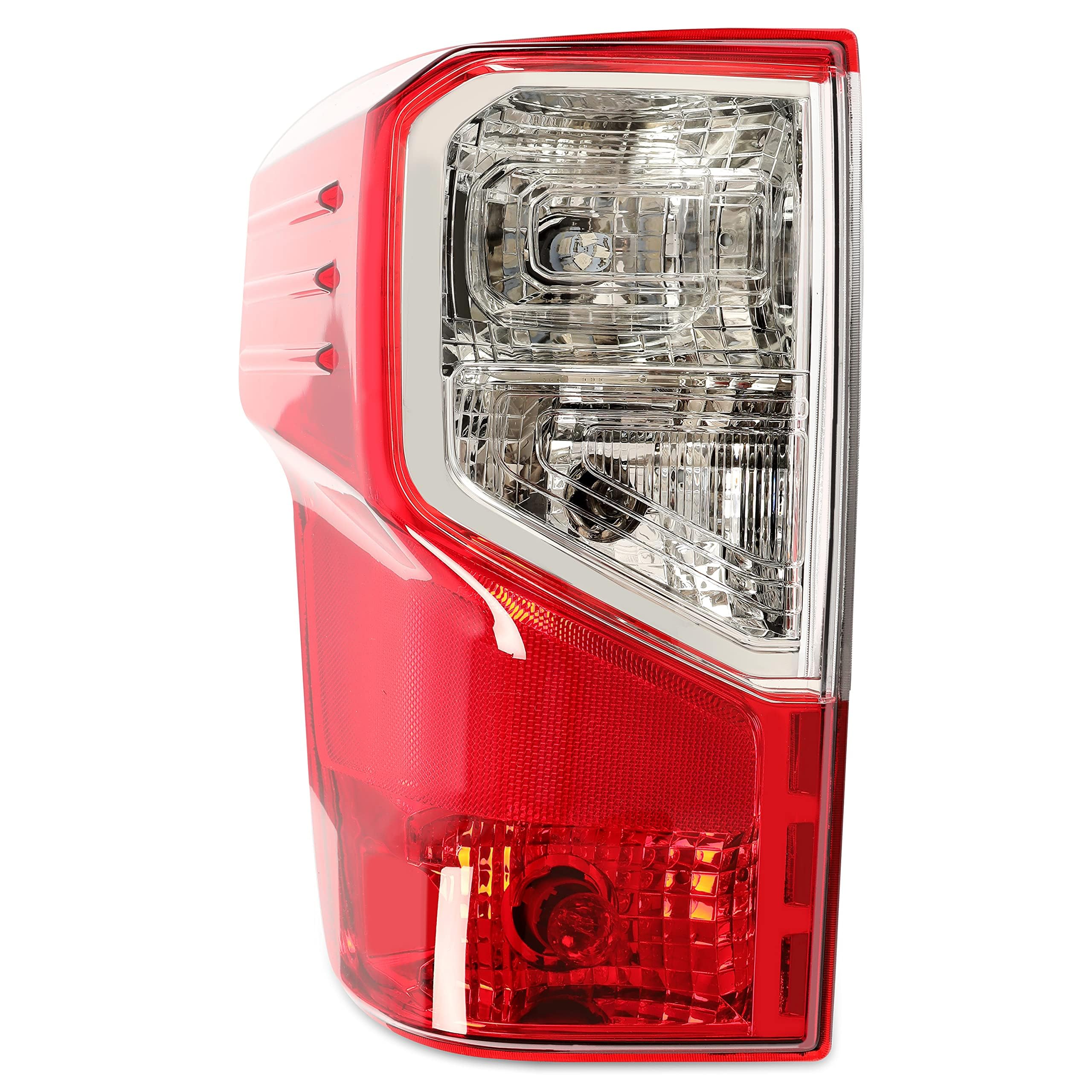 Kojem Rear Tail Light Brake Lamp Compatible with 2016-2023 Nissan Titan/Titan XD - Left Driver Side Replace for 26555-EZ23D (With Bulbs)