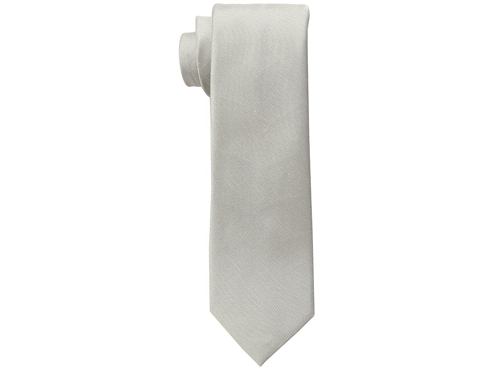 

Calvin Klein Silk Cotton Solid (Taupe) Ties