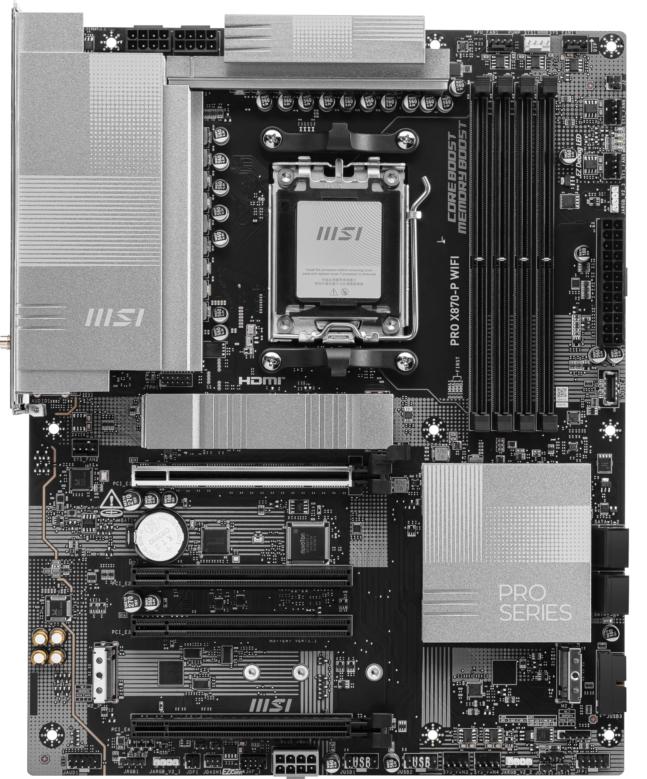 Amazon.com: MSI PRO X870-P WiFi V1 ProSeries Motherboard (AMD