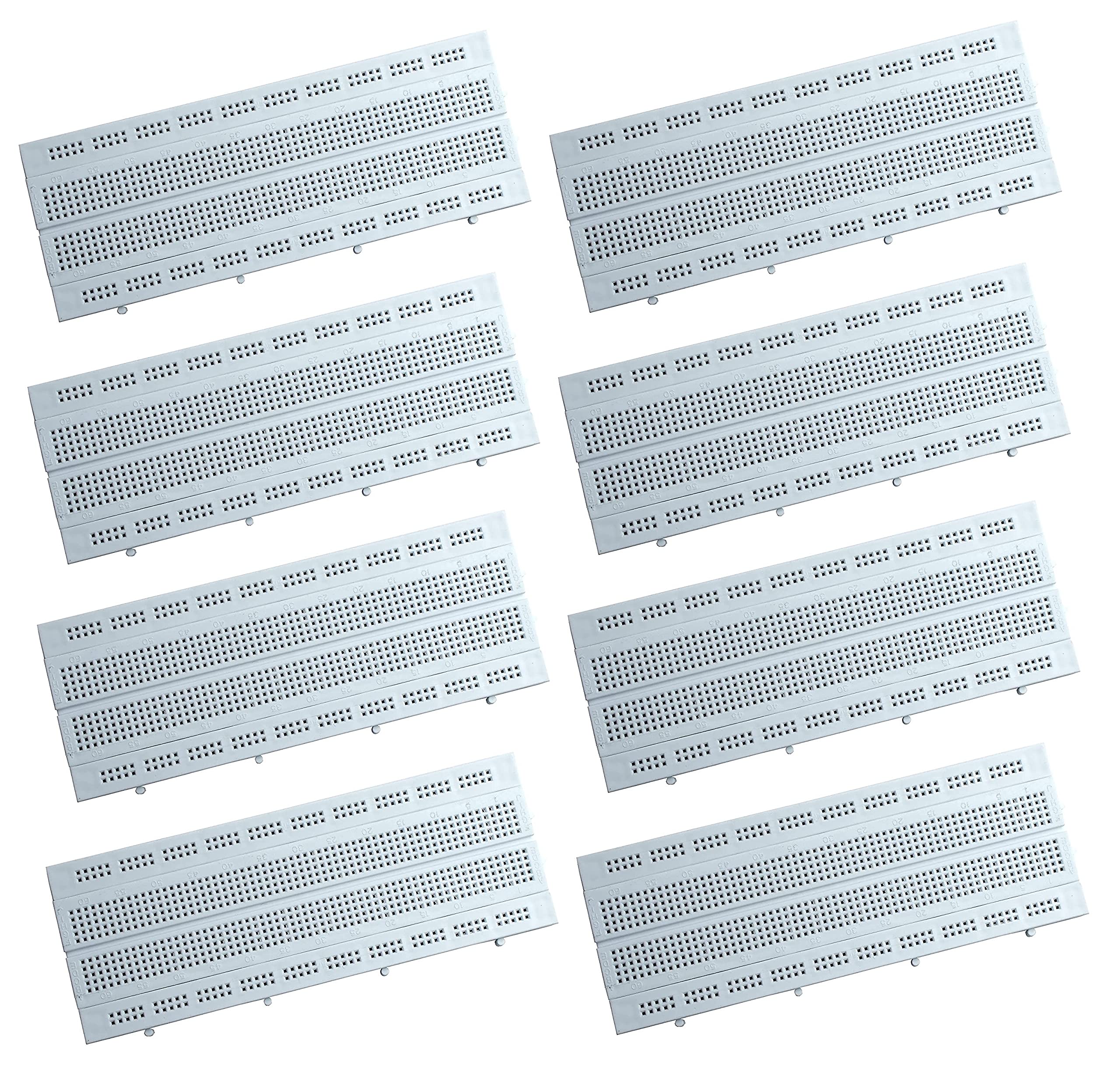 INVENTO 8pcs GL-12 Breadboard 840 Points Solderless Prototype PCB Bread Board Kit Nickel Plated For DIY (B09CZHH6XD) Amazon Price History, Amazon Price Tracker