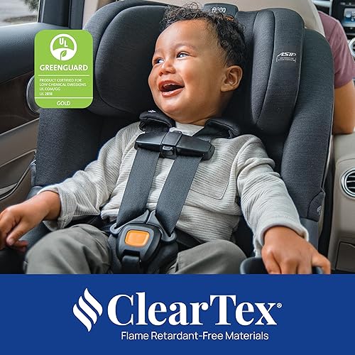 Miniatura 7 de Chicco Fit360 ClearTex Asiento convertible giratorio para automóvil con rotación de 360 grados para orientación trasera y hacia adelante, sistema de