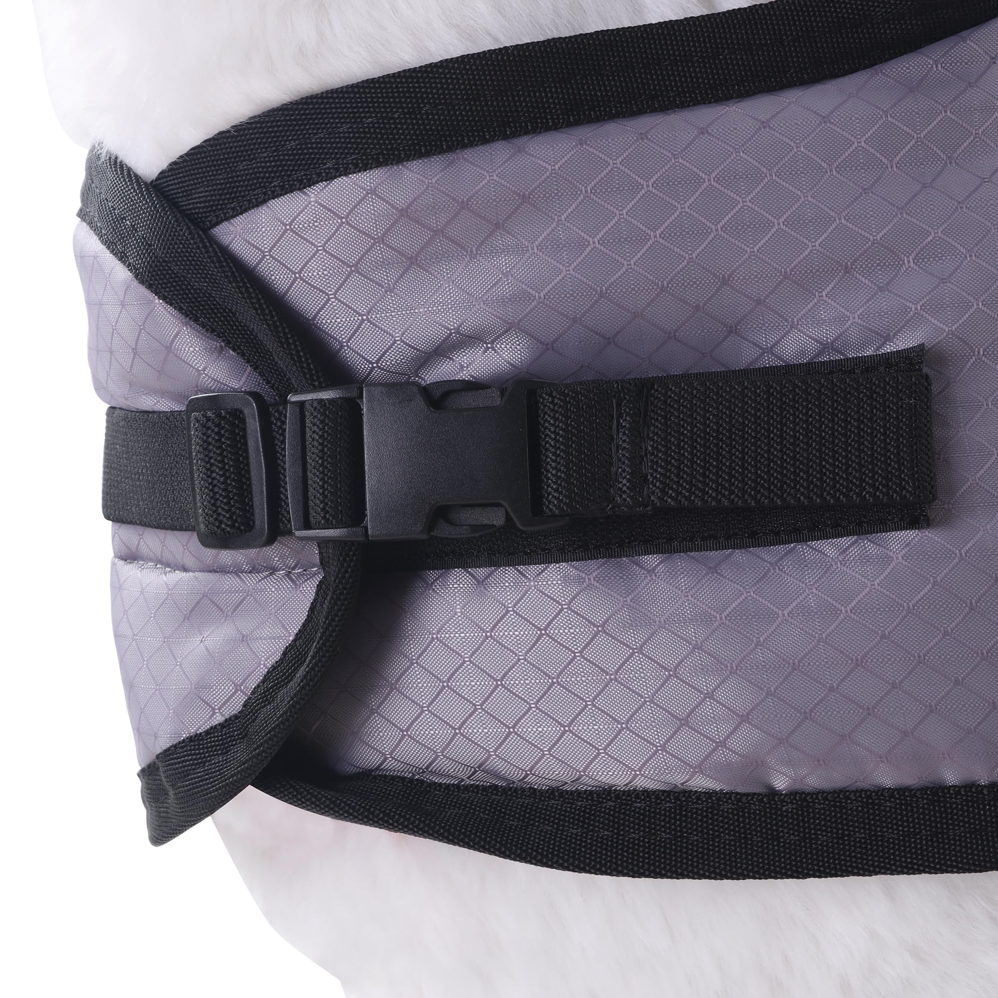 Calda coperta per vitelli da 200 g/m², imbottitura impermeabile e antivento, coperta regolabile per vitelli, agnelli e altri animali giovani