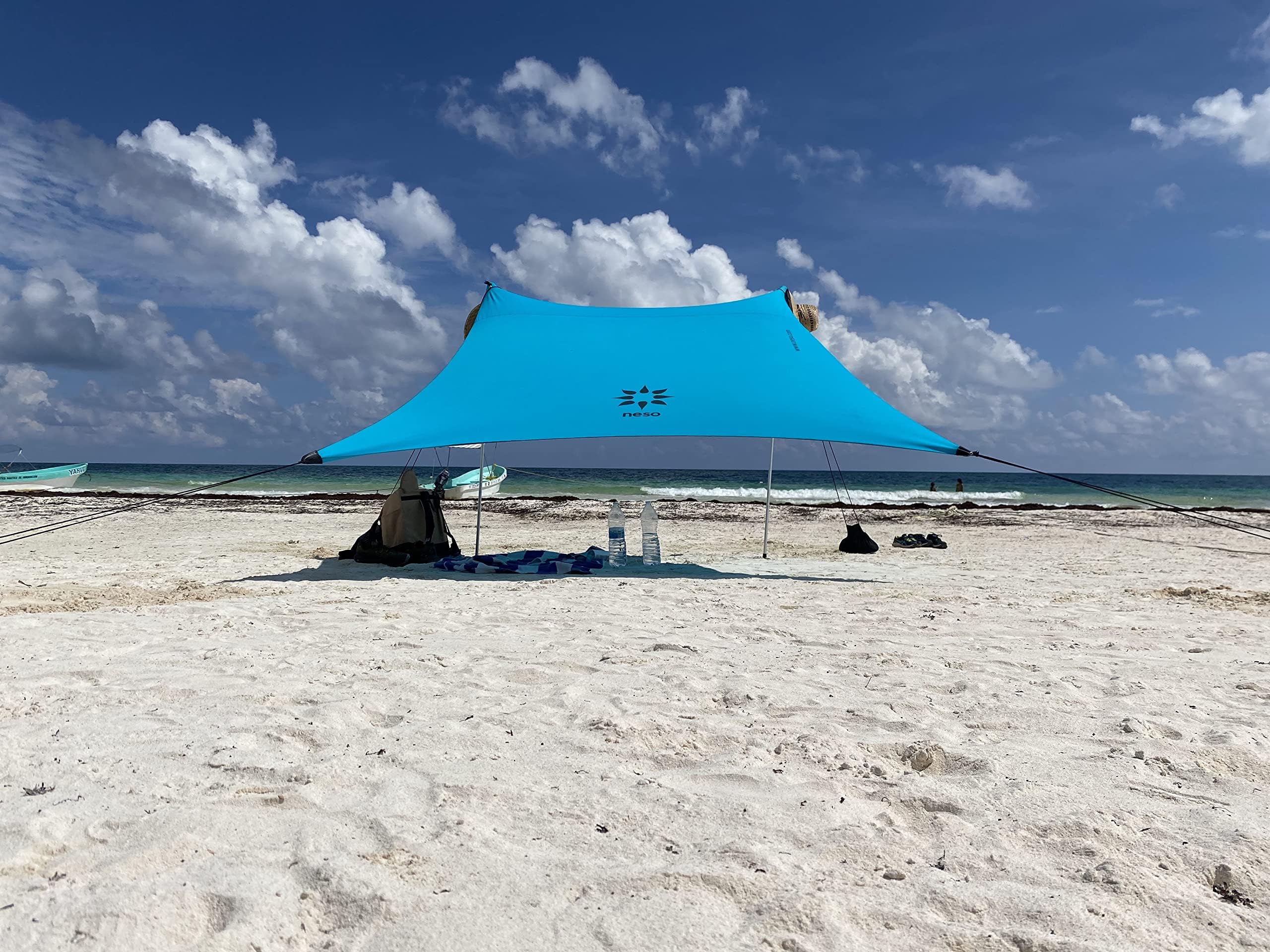 Amazon.com : Neso Portable Beach Tent Sun Shelter with Sand Anchor