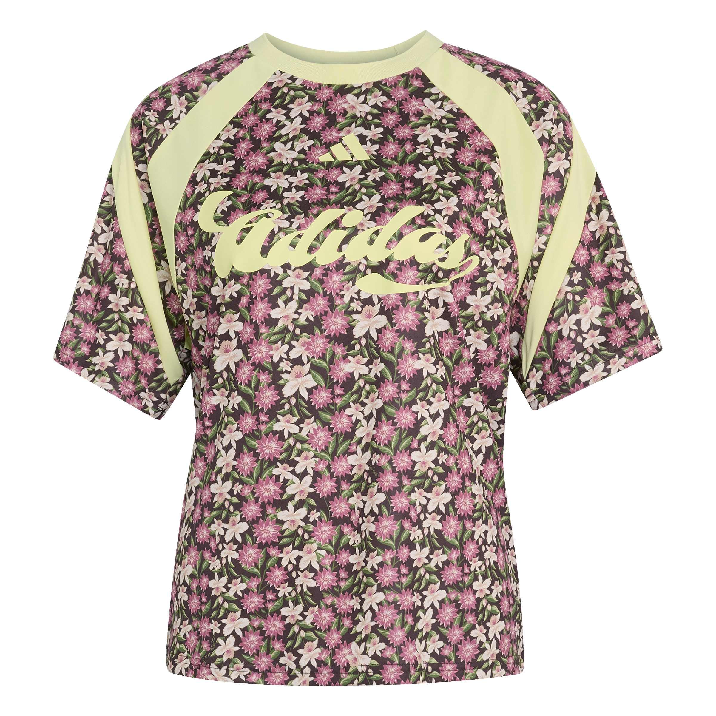 adidas Women's X Farm Rio House of Tiro Jersey Shirt, Auburn/Pearl Citrine/Multicolor, XXL