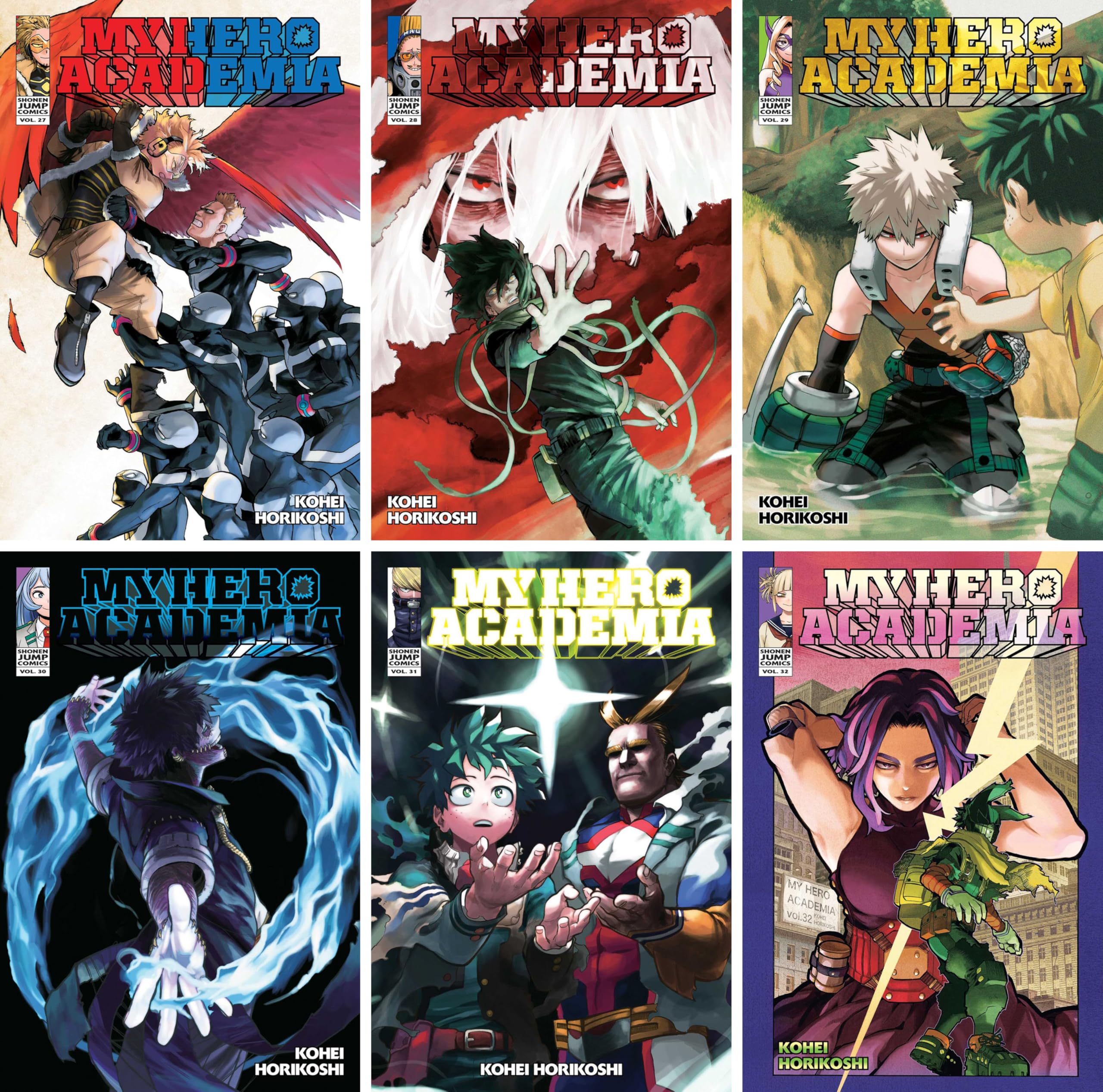 My Hero Academia Series (Volumes 21-41) Manga Set, by Kohei Horikoshi (21 Books)