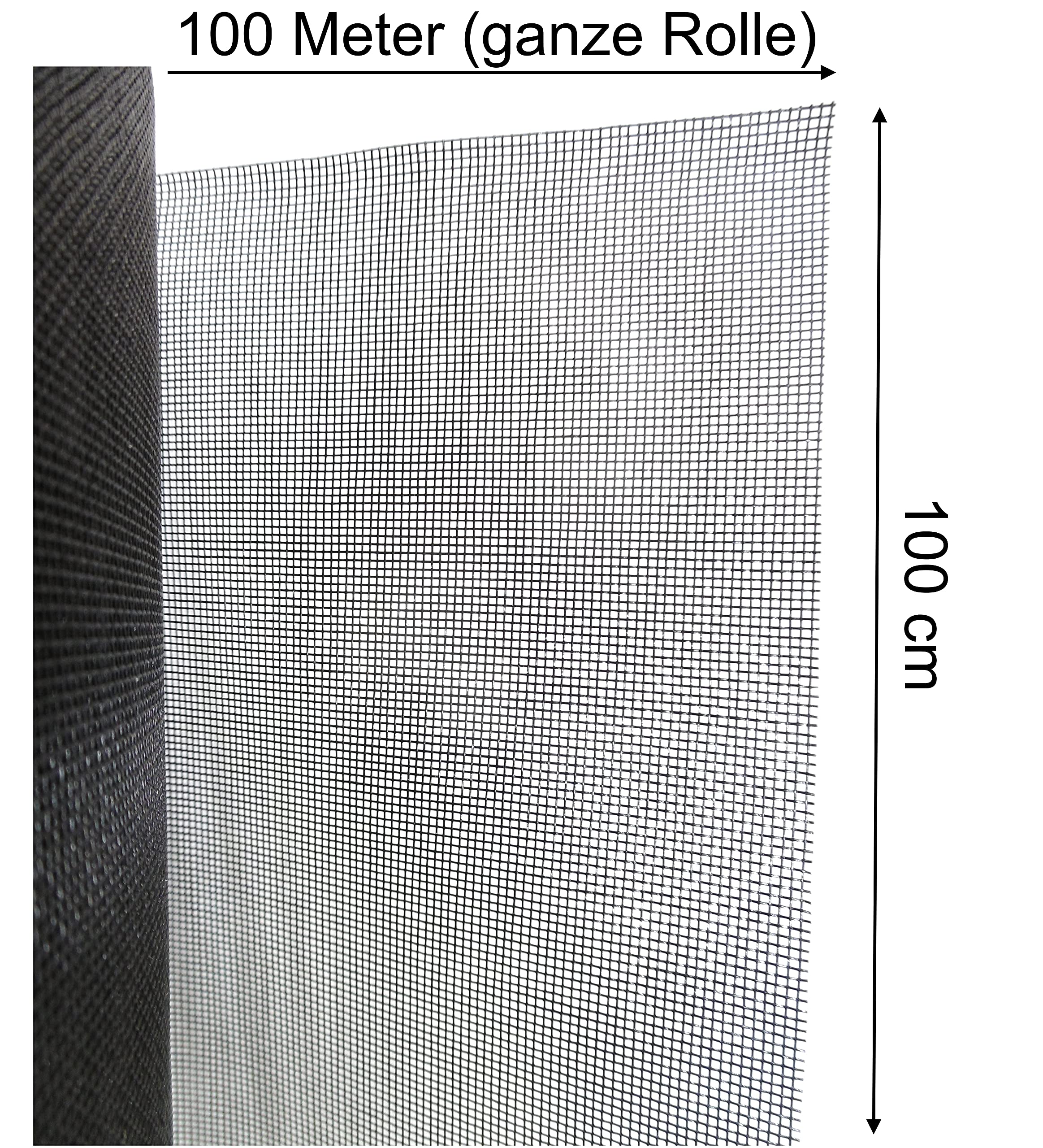 Insektenschutzgewebe Aus Fiberglas – UV-beständig, Maschenfest, 100 Cm X 12,50 M