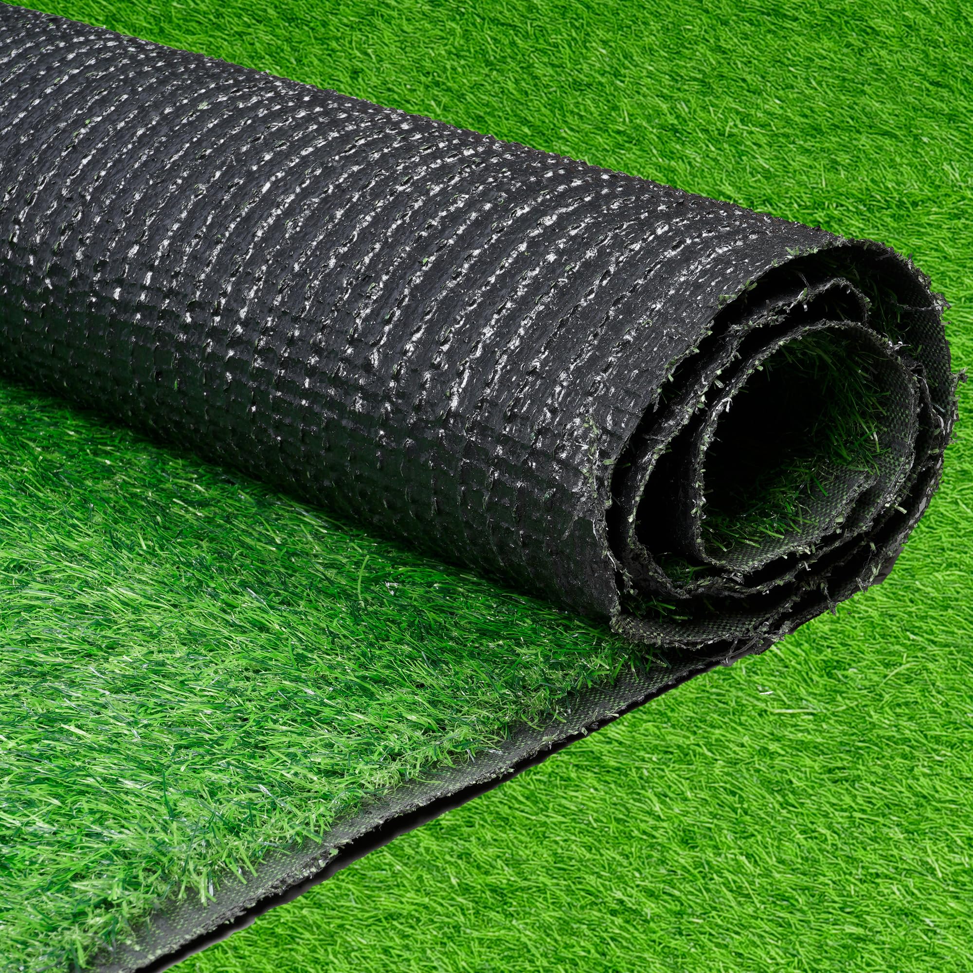 Turosur Artificial Grass Turf Rug, 30mm Pile Height Astro Turf, Fake Grass for Indoor Outdoor Pet-Friendly, Balcony, Backyard (2 x 3 m).