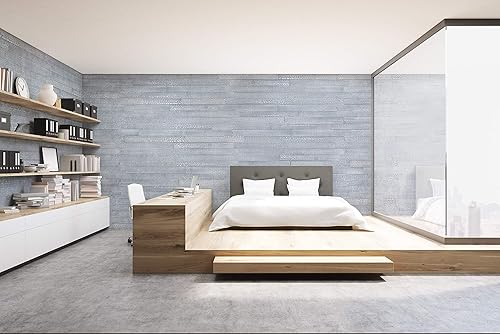 Miniatura 8 de Easy Peel & Stick Tablón de pared o panel de madera envejecida hazlo tú mismo, 12 piezas  19.50 pies cuadrados  grande 5.0 x 46.5 pulgadas.