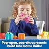 Learning Resources Fiesta sorpresa de conteo, juguetes Montessori para niños pequeños, actividades preescolares de apilamiento, juego de colores, habilidades motoras finas, regalos 5