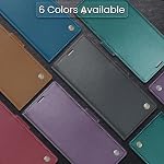 QLTYPRI Valise de portefeuille pour iPhone 16, Prime PU Étui en cuir en flip magnétique avec [RFID Blocage] Carte de crédit fentes Kickstand Shockproof housse de téléphone de protection pour iPhone 16 - violet