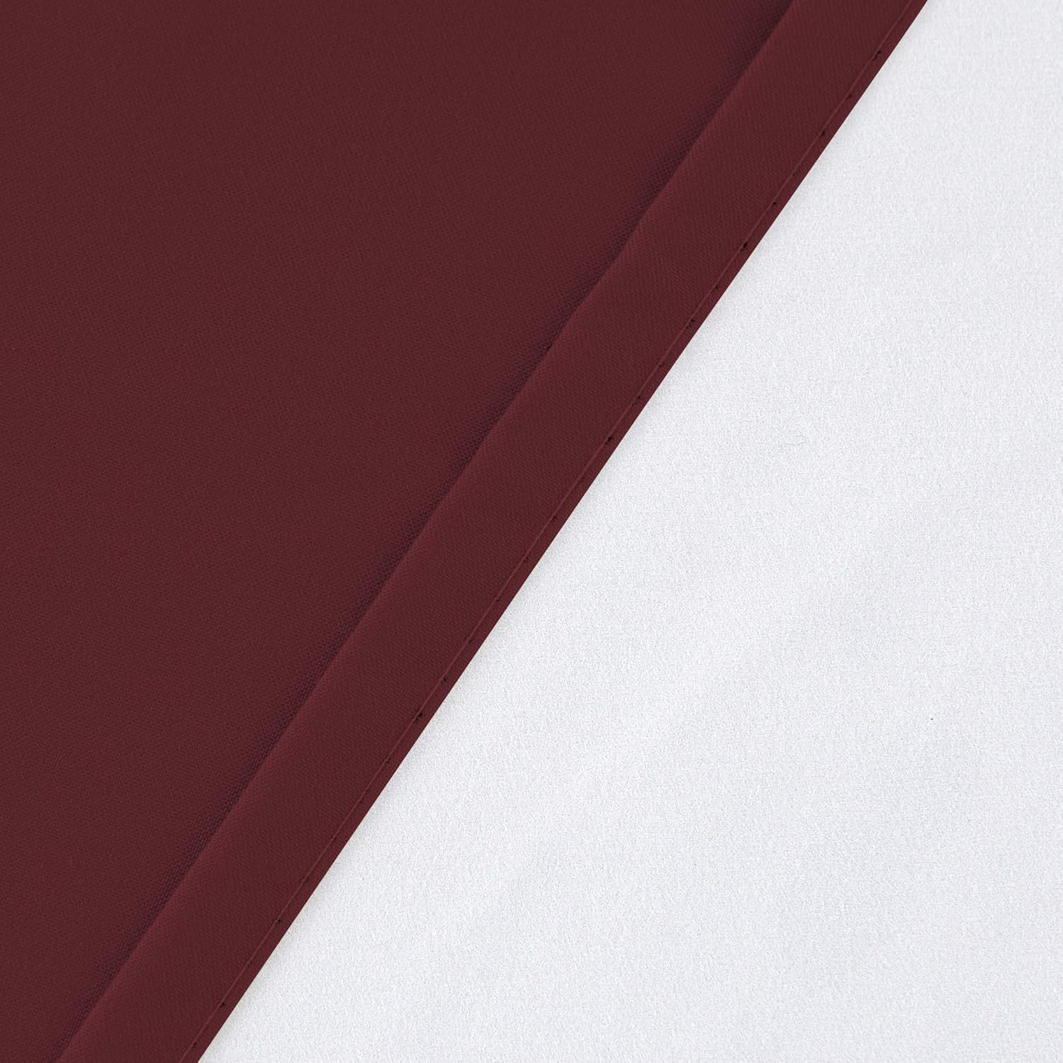 Rooney Burgundy Blackout Curtains for Holiday Décor - Insulated Solid Grommet Room Darkening Curtains/Drapes for Christmas (1 Pair, 52 by 84 inches, Burgundy)