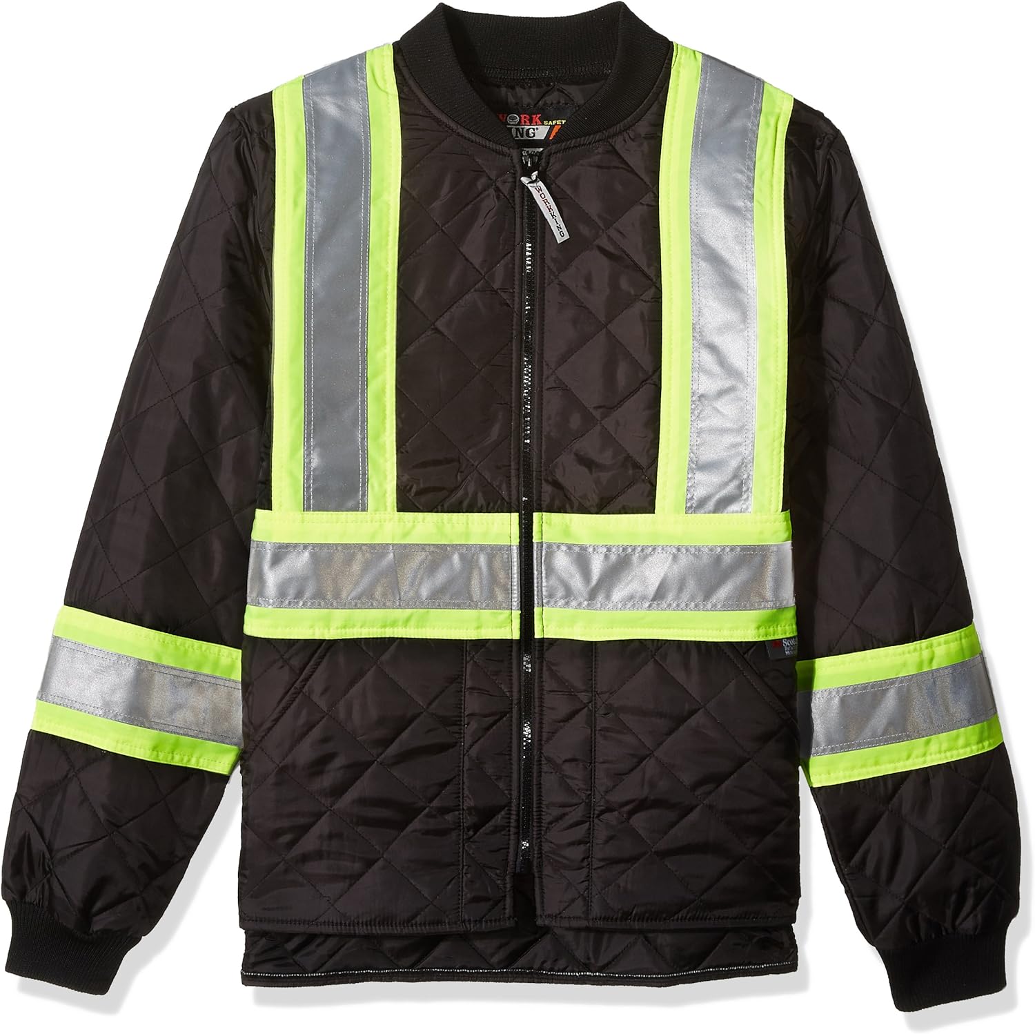 mens Hi Vis Quilted Safety Jacket
