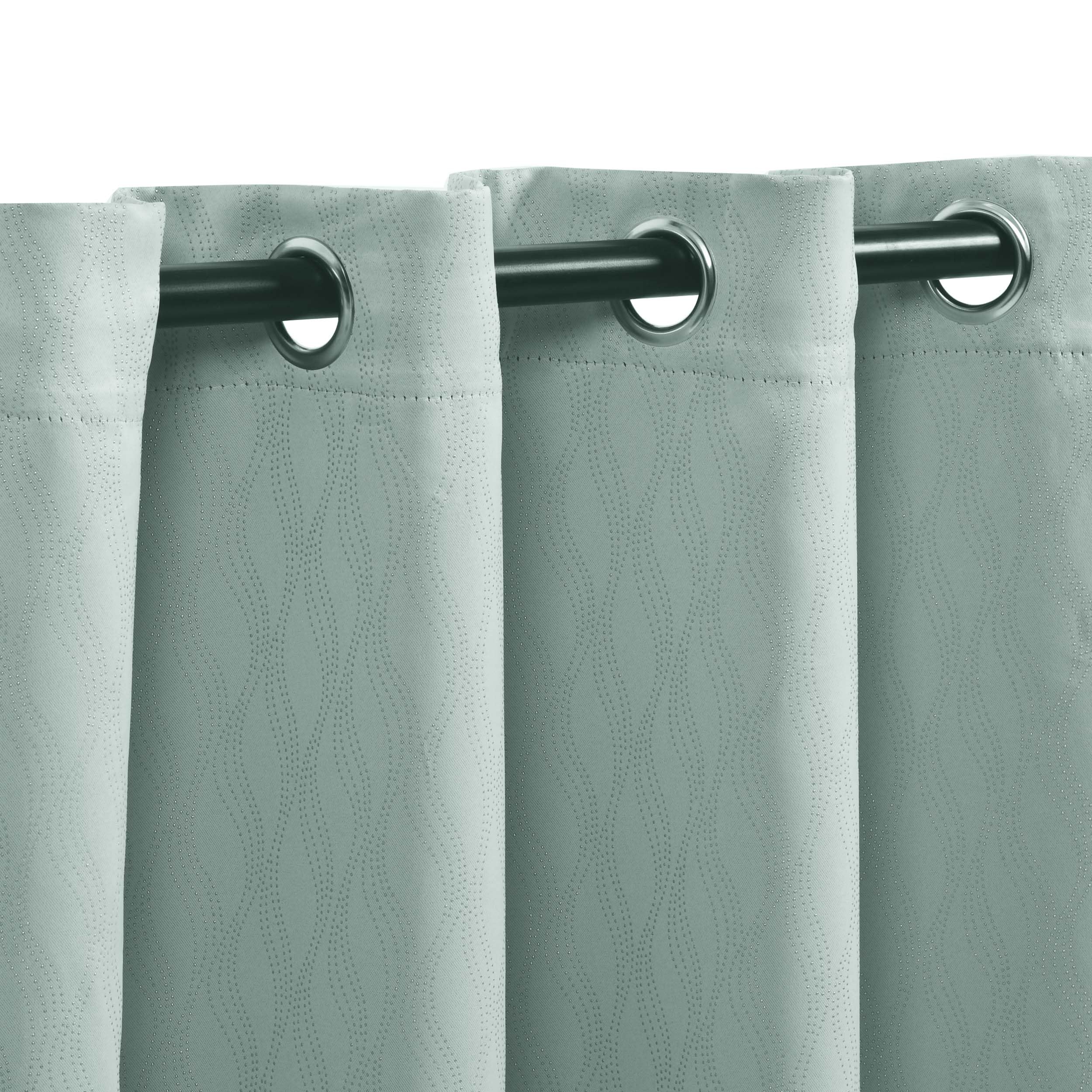 Rideaux occultants Superior Zuri pour chambre | 106,7x160cm écume de mer