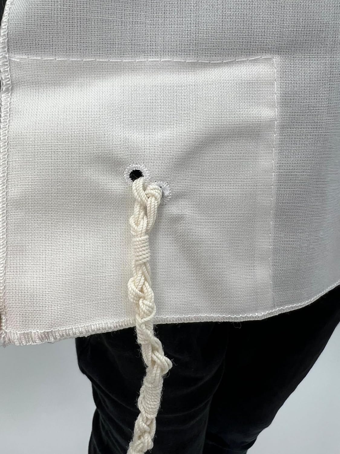 Premium Wool Chabad Tallit Katan for Men Kids, Kosher Hand Spun Tzitzit, Made in Israel Soft Durable Anti-Shrink